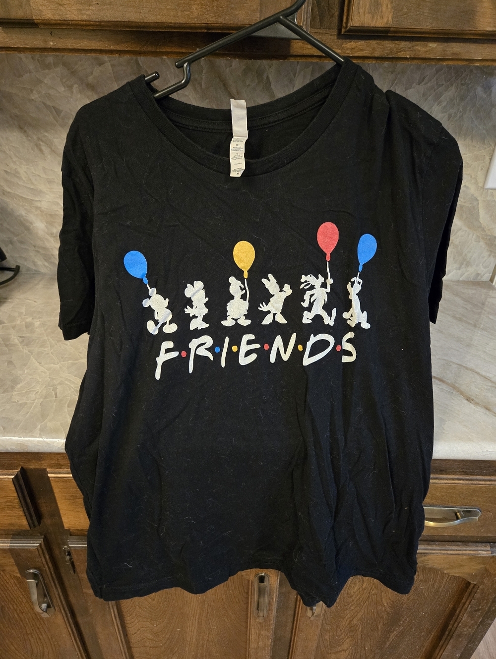 Friends & Disney Graphic Kids Tee - Black